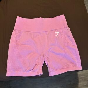 pink vital seamless gymshark shorts